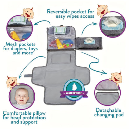 Totty Bag™ Foldable Diaper Changing Mat